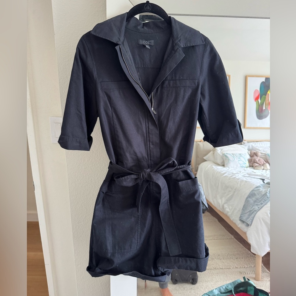COS Charcoal Gray Jumpsuit